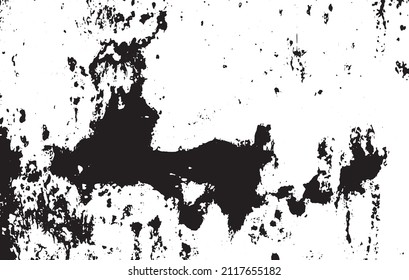 Rustic grunge vector texture with grain and stains. Abstract noise background. Weathered surface. Dirty and damaged. Detailed rough backdrop. Vector graphic illustration with transparent white. EPS10.