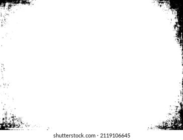 Rustic grunge vector texture with grain and stains. Abstract noise background. Weathered surface. Dirty and damaged. Detailed rough backdrop. Vector graphic illustration with transparent white. EPS10.