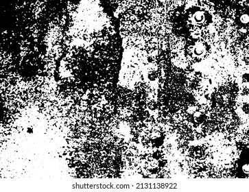 Rustic grunge vector texture with grain and stains. Abstract noise background. Weathered surface. Dirty and damaged. Detailed rough backdrop. Vector graphic illustration with transparent white. EPS10.
