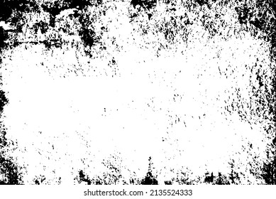 Rustic grunge vector texture with grain and stains. Abstract noise background. Weathered surface. Dirty and damaged. Detailed rough backdrop. Vector graphic illustration with transparent white. EPS10.