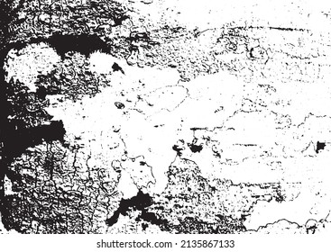 Rustic grunge vector texture with grain and stains. Abstract noise background. Weathered surface. Dirty and damaged. Detailed rough backdrop. Vector graphic illustration with transparent white. EPS10.