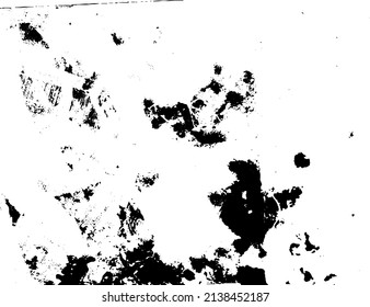 Rustic grunge vector texture with grain and stains. Abstract noise background. Weathered surface. Dirty and damaged. Detailed rough backdrop. Vector graphic illustration with transparent white. EPS10.