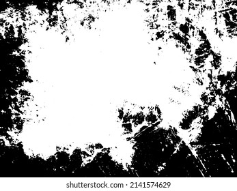 Rustic grunge vector texture with grain and stains. Abstract noise background. Weathered surface. Dirty and damaged. Detailed rough backdrop. Vector graphic illustration with transparent white. EPS10.