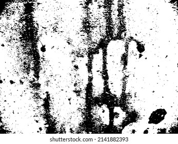 Rustic grunge vector texture with grain and stains. Abstract noise background. Weathered surface. Dirty and damaged. Detailed rough backdrop. Vector graphic illustration with transparent white. EPS10.