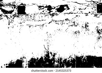 Rustic grunge vector texture with grain and stains. Abstract noise background. Weathered surface. Dirty and damaged. Detailed rough backdrop. Vector graphic illustration with transparent white. EPS10.