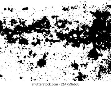 Rustic grunge vector texture with grain and stains. Abstract noise background. Weathered surface. Dirty and damaged. Detailed rough backdrop. Vector graphic illustration with transparent white. EPS10.