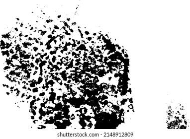 Rustic grunge vector texture with grain and stains. Abstract noise background. Weathered surface. Dirty and damaged. Detailed rough backdrop. Vector graphic illustration with transparent white. EPS10.