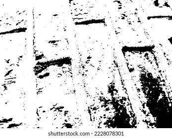 Rustic grunge vector texture with grain and stains. Abstract noise background. Weathered surface. Dirty and damaged. Detailed rough backdrop. Vector graphic illustration with transparent white. EPS10.