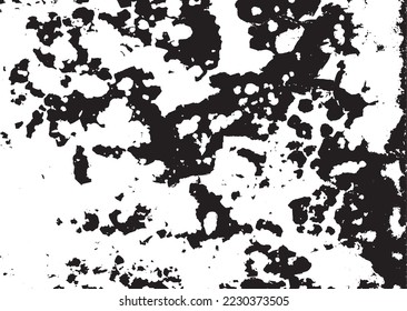 Rustic grunge vector texture with grain and stains. Abstract noise background. Weathered surface. Dirty and damaged. Detailed rough backdrop. Vector graphic illustration with transparent white. EPS10.