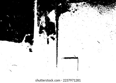 Rustic grunge vector texture with grain and stains. Abstract noise background. Weathered surface. Dirty and damaged. Detailed rough backdrop. Vector graphic illustration with transparent white. EPS10.