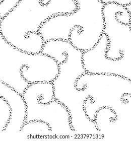 Rustic grunge vector texture with grain and stains. Abstract noise background. Weathered surface. Dirty and damaged. Detailed rough backdrop. Vector graphic illustration with transparent white. EPS10.