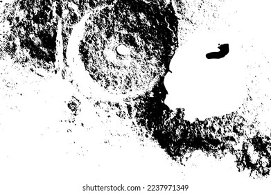 Rustic grunge vector texture with grain and stains. Abstract noise background. Weathered surface. Dirty and damaged. Detailed rough backdrop. Vector graphic illustration with transparent white. EPS10.
