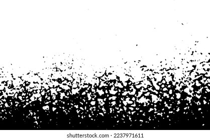 Rustic grunge vector texture with grain and stains. Abstract noise background. Weathered surface. Dirty and damaged. Detailed rough backdrop. Vector graphic illustration with transparent white. EPS10.