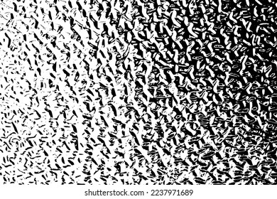 Rustic grunge vector texture with grain and stains. Abstract noise background. Weathered surface. Dirty and damaged. Detailed rough backdrop. Vector graphic illustration with transparent white. EPS10.