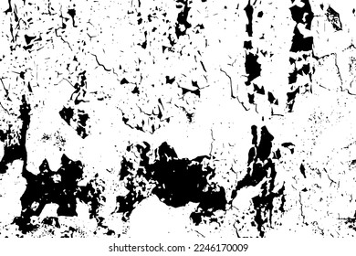 Rustic grunge vector texture with grain and stains. Abstract noise background. Weathered surface. Dirty and damaged. Detailed rough backdrop. Vector graphic illustration with transparent white. EPS10.