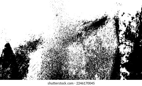 Rustic grunge vector texture with grain and stains. Abstract noise background. Weathered surface. Dirty and damaged. Detailed rough backdrop. Vector graphic illustration with transparent white. EPS10.