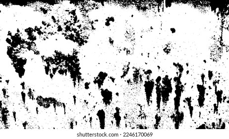 Rustic grunge vector texture with grain and stains. Abstract noise background. Weathered surface. Dirty and damaged. Detailed rough backdrop. Vector graphic illustration with transparent white. EPS10.