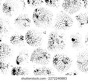 Rustic grunge vector texture with grain and stains. Abstract noise background. Weathered surface. Dirty and damaged. Detailed rough backdrop. Vector graphic illustration with transparent white. EPS10.