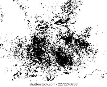 Rustic grunge vector texture with grain and stains. Abstract noise background. Weathered surface. Dirty and damaged. Detailed rough backdrop. Vector graphic illustration with transparent white. EPS10.