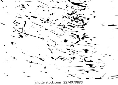 Rustic grunge vector texture with grain and stains. Abstract noise background. Weathered surface. Dirty and damaged. Detailed rough backdrop. Vector graphic illustration with transparent white. EPS10.