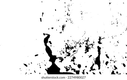 Rustic grunge vector texture with grain and stains. Abstract noise background. Weathered surface. Dirty and damaged. Detailed rough backdrop. Vector graphic illustration with transparent white. EPS10.