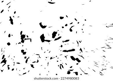 Rustic grunge vector texture with grain and stains. Abstract noise background. Weathered surface. Dirty and damaged. Detailed rough backdrop. Vector graphic illustration with transparent white. EPS10.