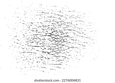 Rustic grunge vector texture with grain and stains. Abstract noise background. Weathered surface. Dirty and damaged. Detailed rough backdrop. Vector graphic illustration with transparent white. EPS10.