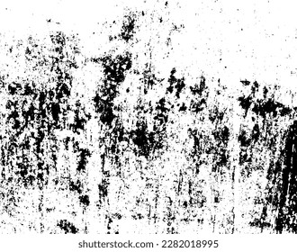 Rustic grunge vector texture with grain and stains. Abstract noise background. Weathered surface. Dirty and damaged. Detailed rough backdrop. Vector graphic illustration with transparent white. EPS10.