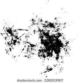 Rustic grunge vector texture with grain and stains. Abstract noise background. Weathered surface. Dirty and damaged. Detailed rough backdrop. Vector graphic illustration with transparent white. EPS10.