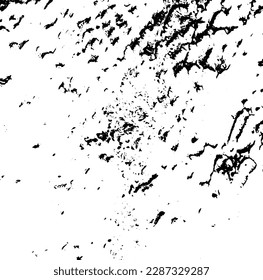 Rustic grunge vector texture with grain and stains. Abstract noise background. Weathered surface. Dirty and damaged. Detailed rough backdrop. Vector graphic illustration with transparent white. EPS10.