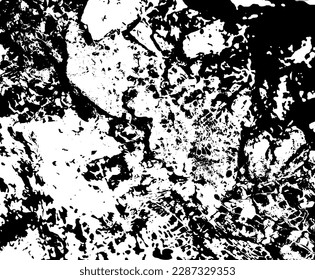 Rustic grunge vector texture with grain and stains. Abstract noise background. Weathered surface. Dirty and damaged. Detailed rough backdrop. Vector graphic illustration with transparent white. EPS10.