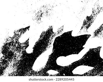 Rustic grunge vector texture with grain and stains. Abstract noise background. Weathered surface. Dirty and damaged. Detailed rough backdrop. Vector graphic illustration with transparent white. EPS10.