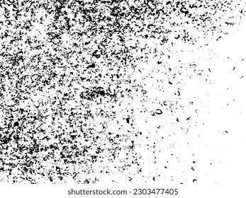 Rustic grunge vector texture with grain and stains. Abstract noise background. Weathered surface. Dirty and damaged. Detailed rough backdrop. Vector graphic illustration with transparent white. EPS10.