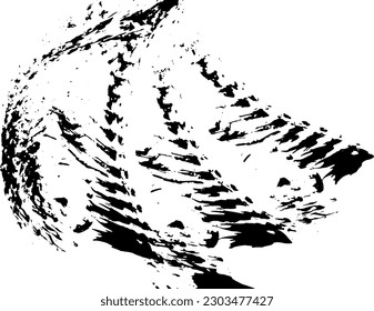 Rustic grunge vector texture with grain and stains. Abstract noise background. Weathered surface. Dirty and damaged. Detailed rough backdrop. Vector graphic illustration with transparent white. EPS10.