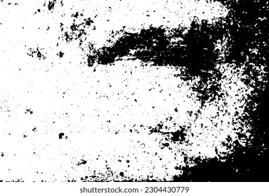 Rustic grunge vector texture with grain and stains. Abstract noise background. Weathered surface. Dirty and damaged. Detailed rough backdrop. Vector graphic illustration with transparent white. EPS10.