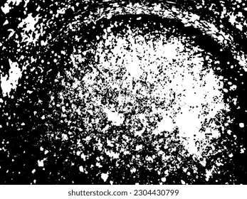 Rustic grunge vector texture with grain and stains. Abstract noise background. Weathered surface. Dirty and damaged. Detailed rough backdrop. Vector graphic illustration with transparent white. EPS10.