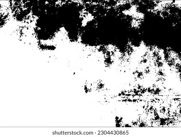 Rustic grunge vector texture with grain and stains. Abstract noise background. Weathered surface. Dirty and damaged. Detailed rough backdrop. Vector graphic illustration with transparent white. EPS10.