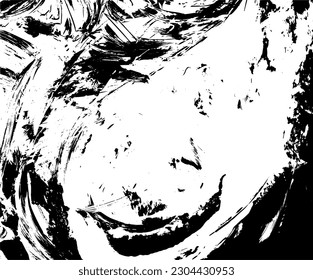 Rustic grunge vector texture with grain and stains. Abstract noise background. Weathered surface. Dirty and damaged. Detailed rough backdrop. Vector graphic illustration with transparent white. EPS10.