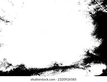 Rustic grunge vector texture with grain and stains. Abstract noise background. Weathered surface. Dirty and damaged. Detailed rough backdrop. Vector graphic illustration with transparent white. EPS10.