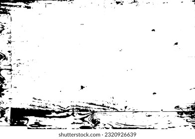 Rustic grunge vector texture with grain and stains. Abstract noise background. Weathered surface. Dirty and damaged. Detailed rough backdrop. Vector graphic illustration with transparent white. EPS10.