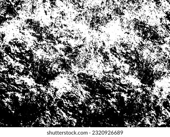 Rustic grunge vector texture with grain and stains. Abstract noise background. Weathered surface. Dirty and damaged. Detailed rough backdrop. Vector graphic illustration with transparent white. EPS10.