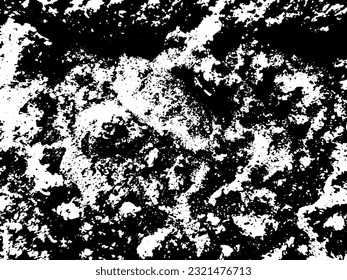 Rustic grunge vector texture with grain and stains. Abstract noise background. Weathered surface. Dirty and damaged. Detailed rough backdrop. Vector graphic illustration with transparent white. EPS10.