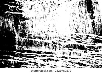 Rustic grunge vector texture with grain and stains. Abstract noise background. Weathered surface. Dirty and damaged. Detailed rough backdrop. Vector graphic illustration with transparent white. EPS10.
