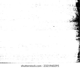 Rustic grunge vector texture with grain and stains. Abstract noise background. Weathered surface. Dirty and damaged. Detailed rough backdrop. Vector graphic illustration with transparent white. EPS10.