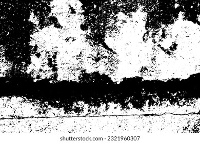 Rustic grunge vector texture with grain and stains. Abstract noise background. Weathered surface. Dirty and damaged. Detailed rough backdrop. Vector graphic illustration with transparent white. EPS10.