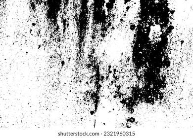 Rustic grunge vector texture with grain and stains. Abstract noise background. Weathered surface. Dirty and damaged. Detailed rough backdrop. Vector graphic illustration with transparent white. EPS10.