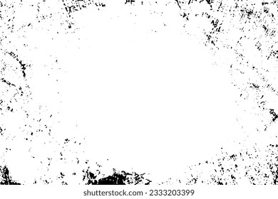 Rustic grunge vector texture with grain and stains. Abstract noise background. Weathered surface. Dirty and damaged. Detailed rough backdrop. Vector graphic illustration with transparent white. EPS10.