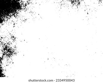 Rustic grunge vector texture with grain and stains. Abstract noise background. Weathered surface. Dirty and damaged. Detailed rough backdrop. Vector graphic illustration with transparent white. EPS10.