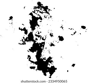 Rustic grunge vector texture with grain and stains. Abstract noise background. Weathered surface. Dirty and damaged. Detailed rough backdrop. Vector graphic illustration with transparent white. EPS10.