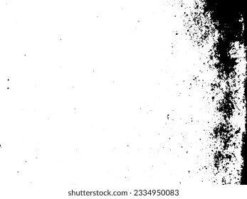Rustic grunge vector texture with grain and stains. Abstract noise background. Weathered surface. Dirty and damaged. Detailed rough backdrop. Vector graphic illustration with transparent white. EPS10.